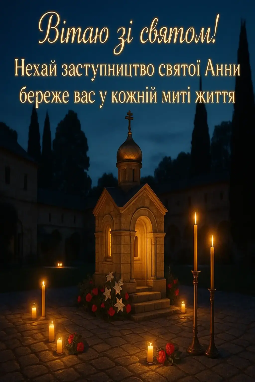 Привітання з успінням святої анни