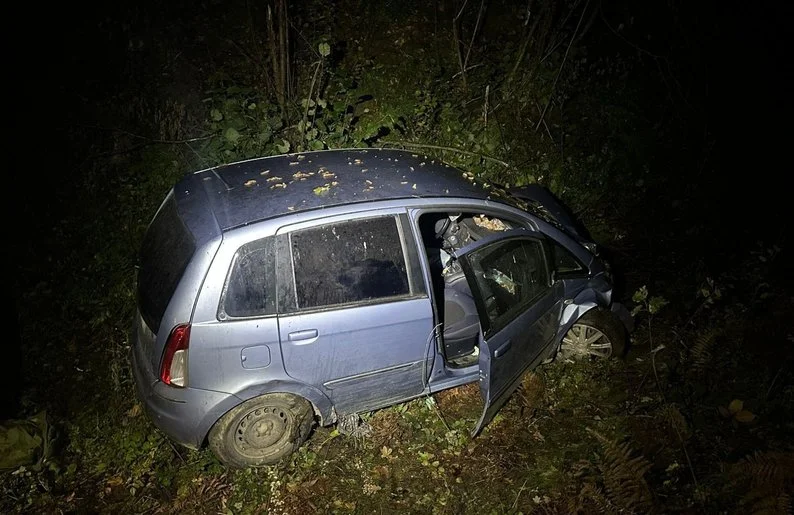 На Закарпатті автомобіль злетів з обриву: загинув водій, пасажирка дивом вижила