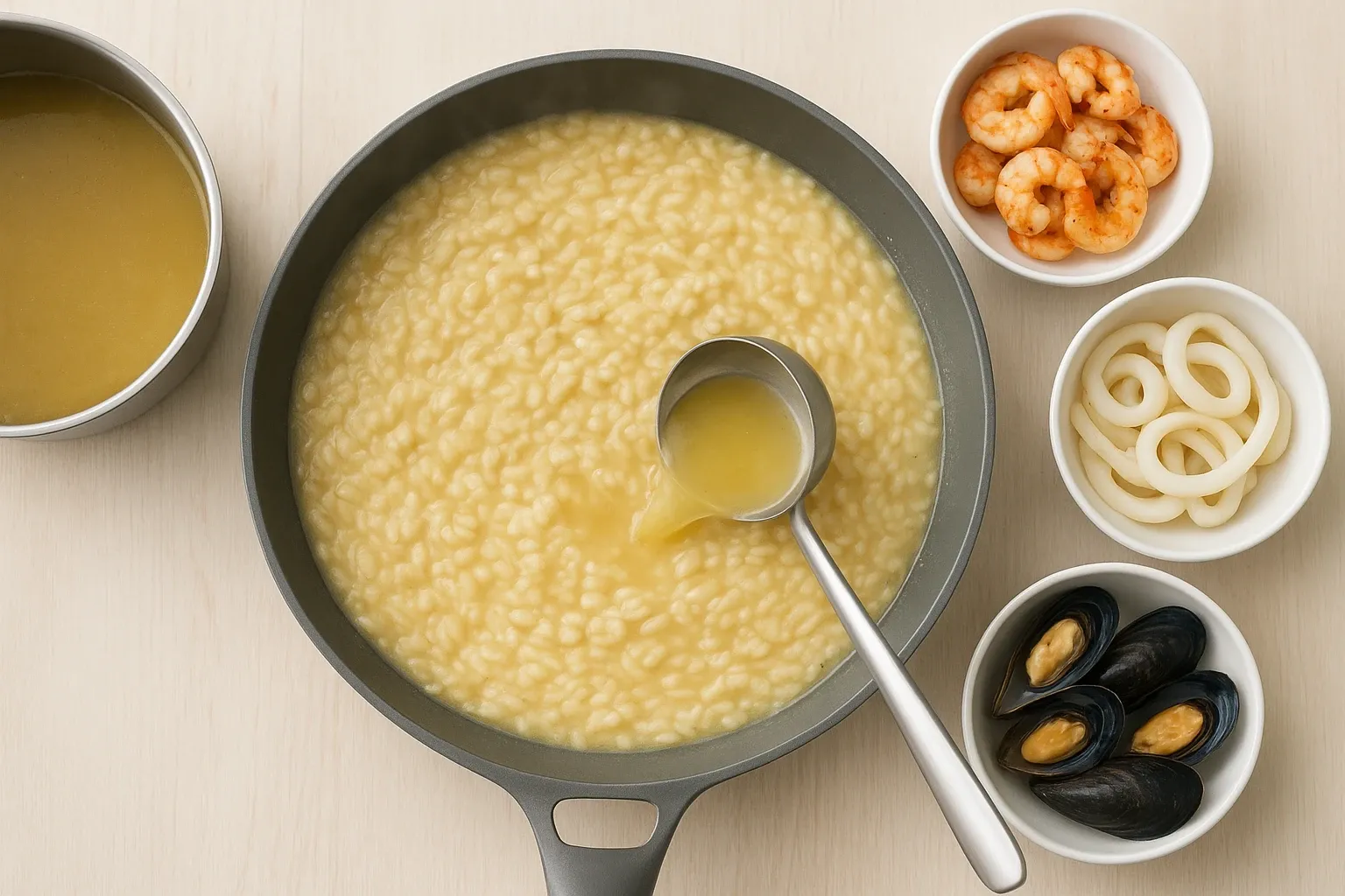 Як приготувати ризотто з морепродуктами Як приготувати ризотто з морепродуктами