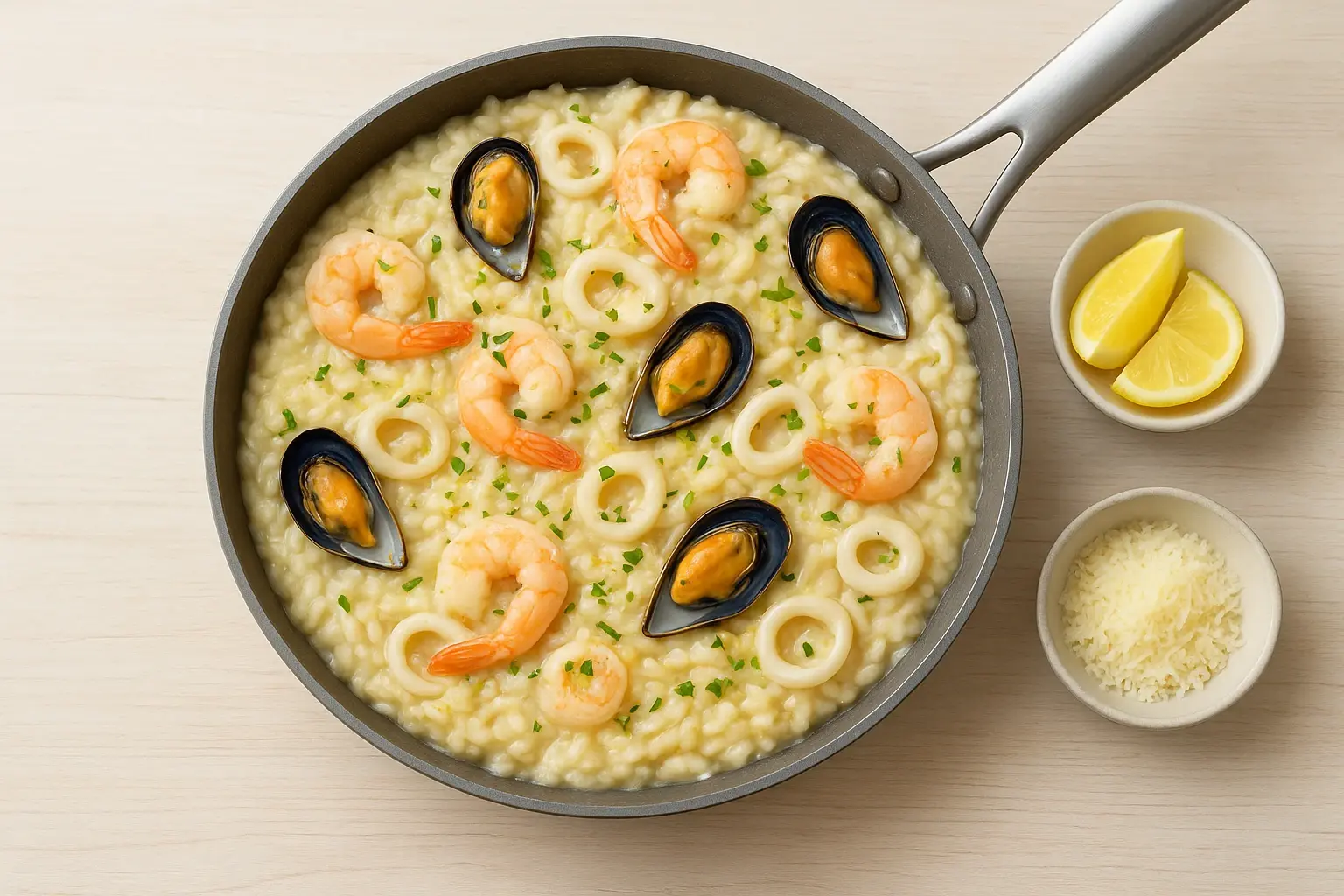 Як приготувати ризотто з морепродуктами