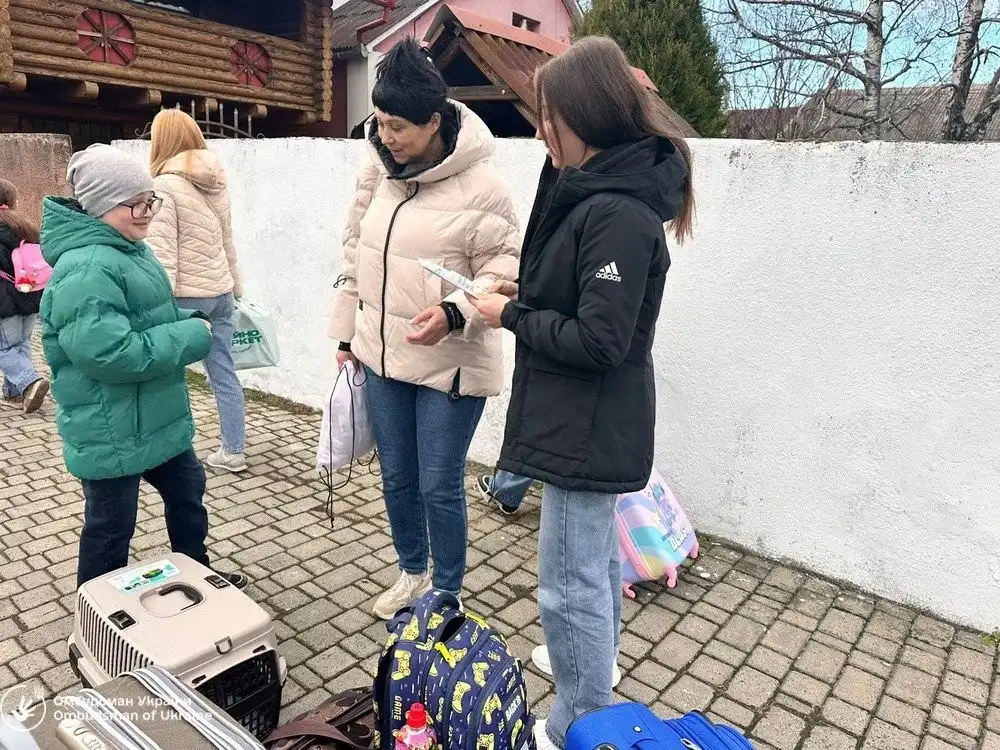 На Закарпатті прийняли родину, евакуйовану з Дніпропетровщини