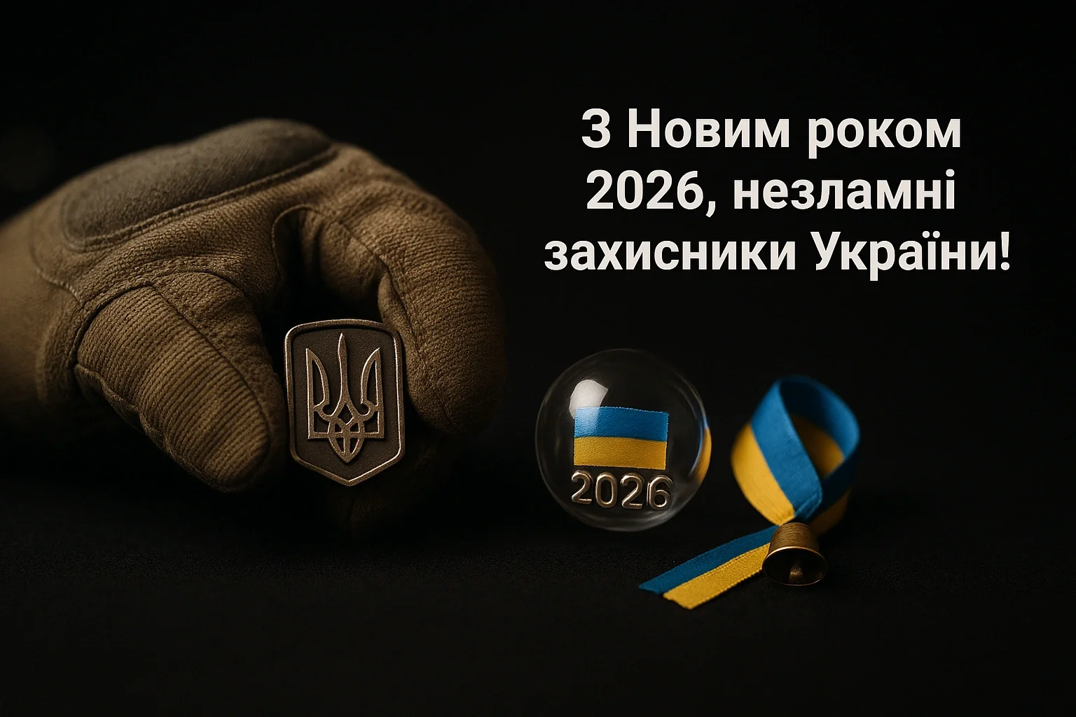 Привітання з Новим роком 2026 для військових