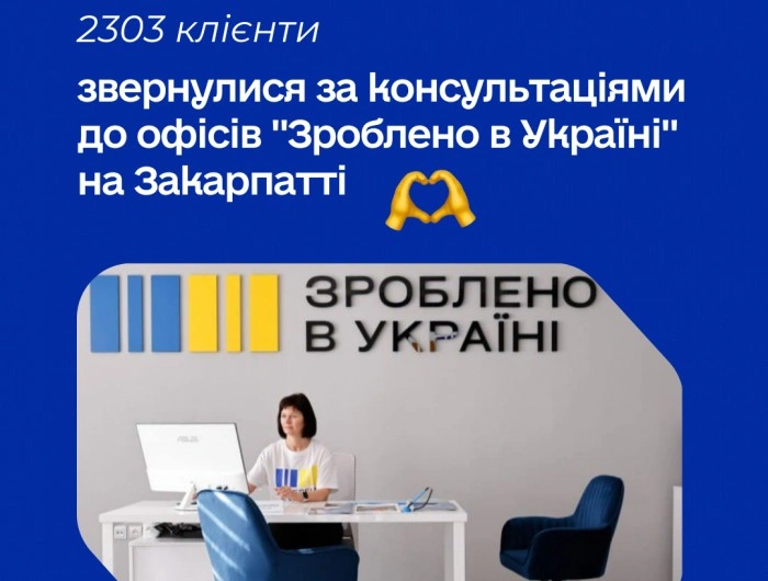 Закарпаття активно підтримує мікро- та малий бізнес через нові офіси “Зроблено в Україні”