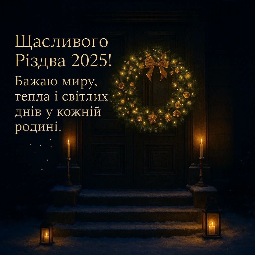 Привітання з різдвом 2025 Привітання з різдвом 2025