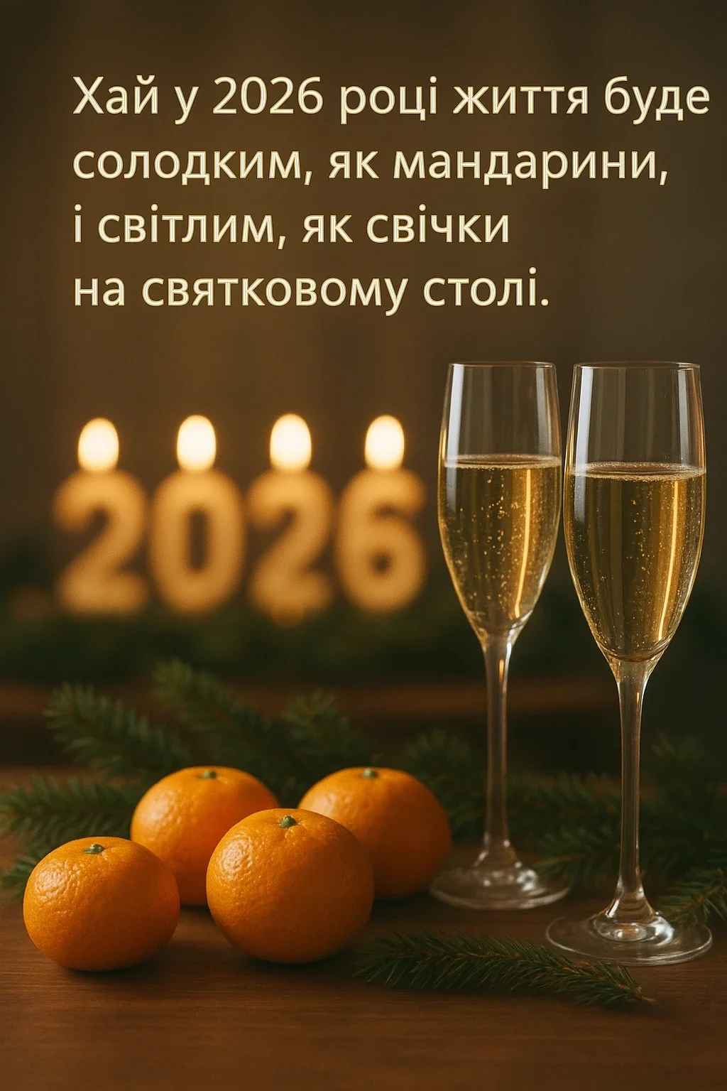 Привітання з прийдешнім новим роком 2026 Привітання з прийдешнім новим роком 2026
