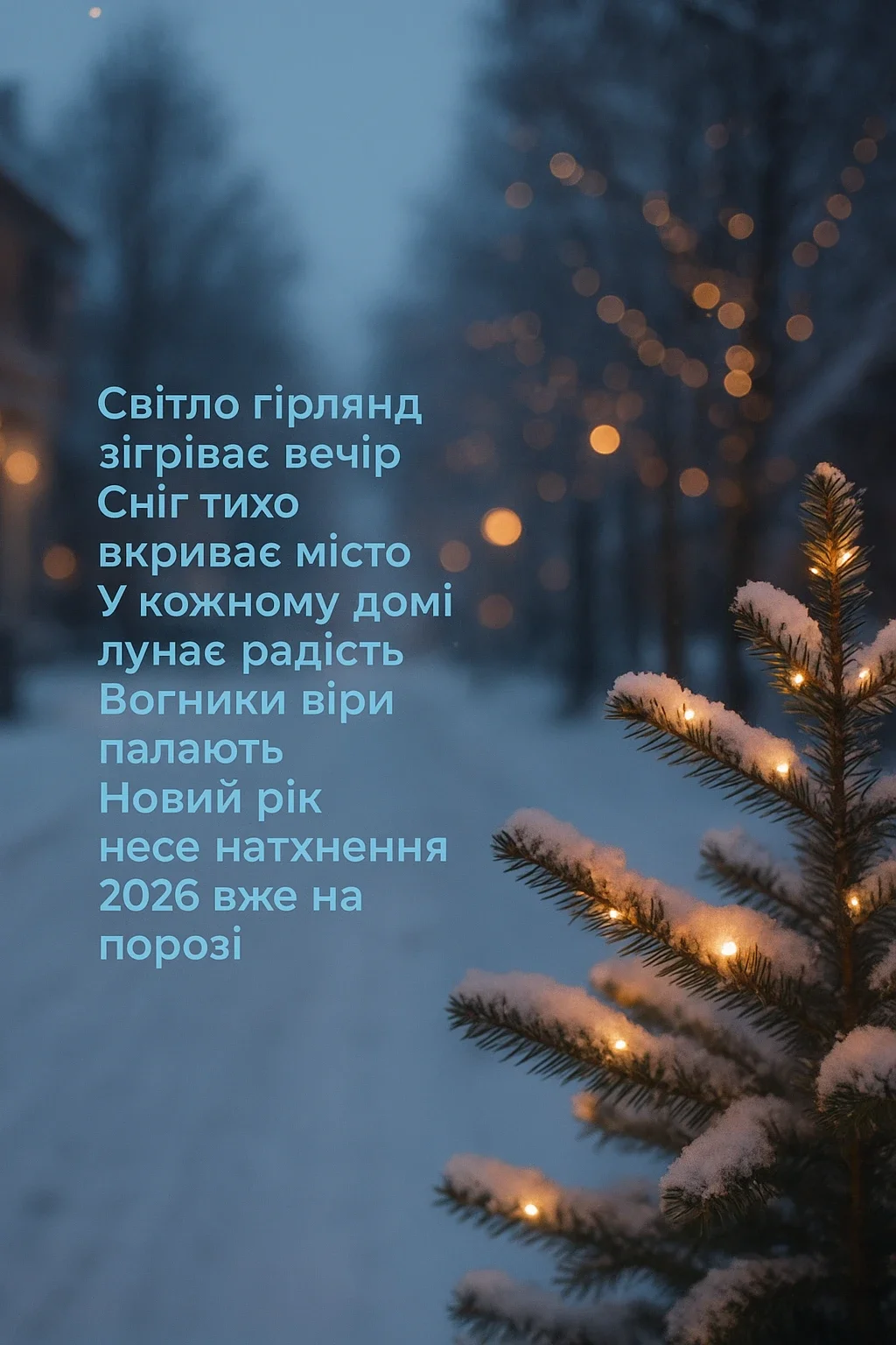 Привітання з прийдешнім новим роком 2026 Привітання з прийдешнім новим роком 2026