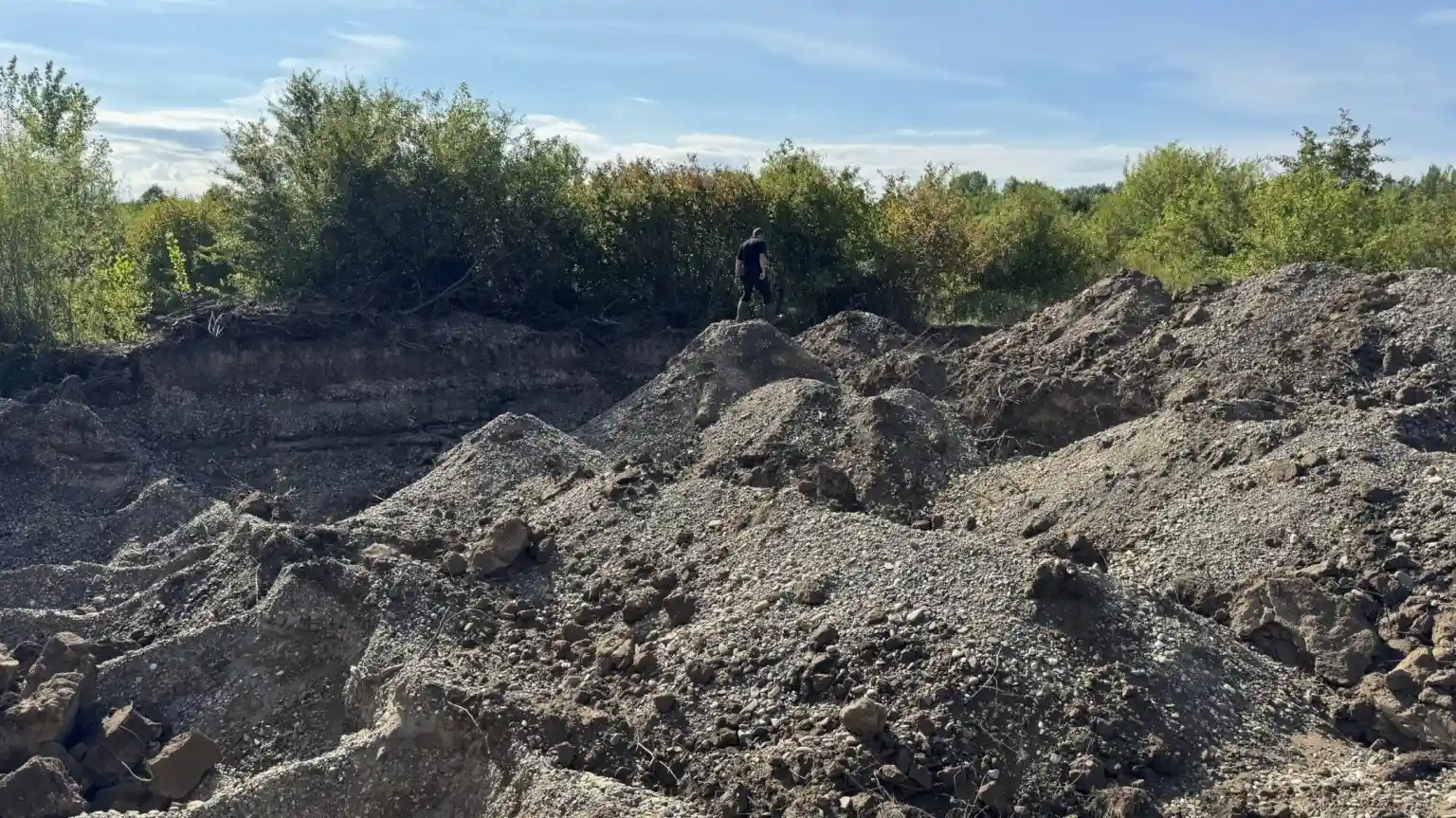На Закарпатті припинили масштабний незаконний видобуток корисних копалин