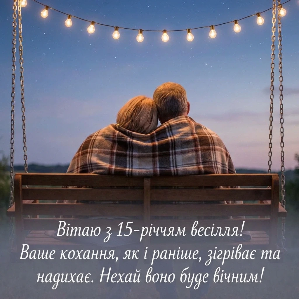 15 років весілля