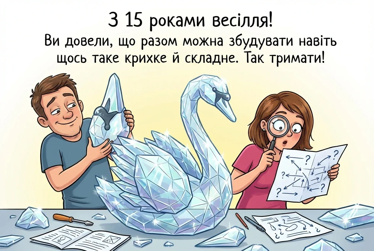 15 років весілля