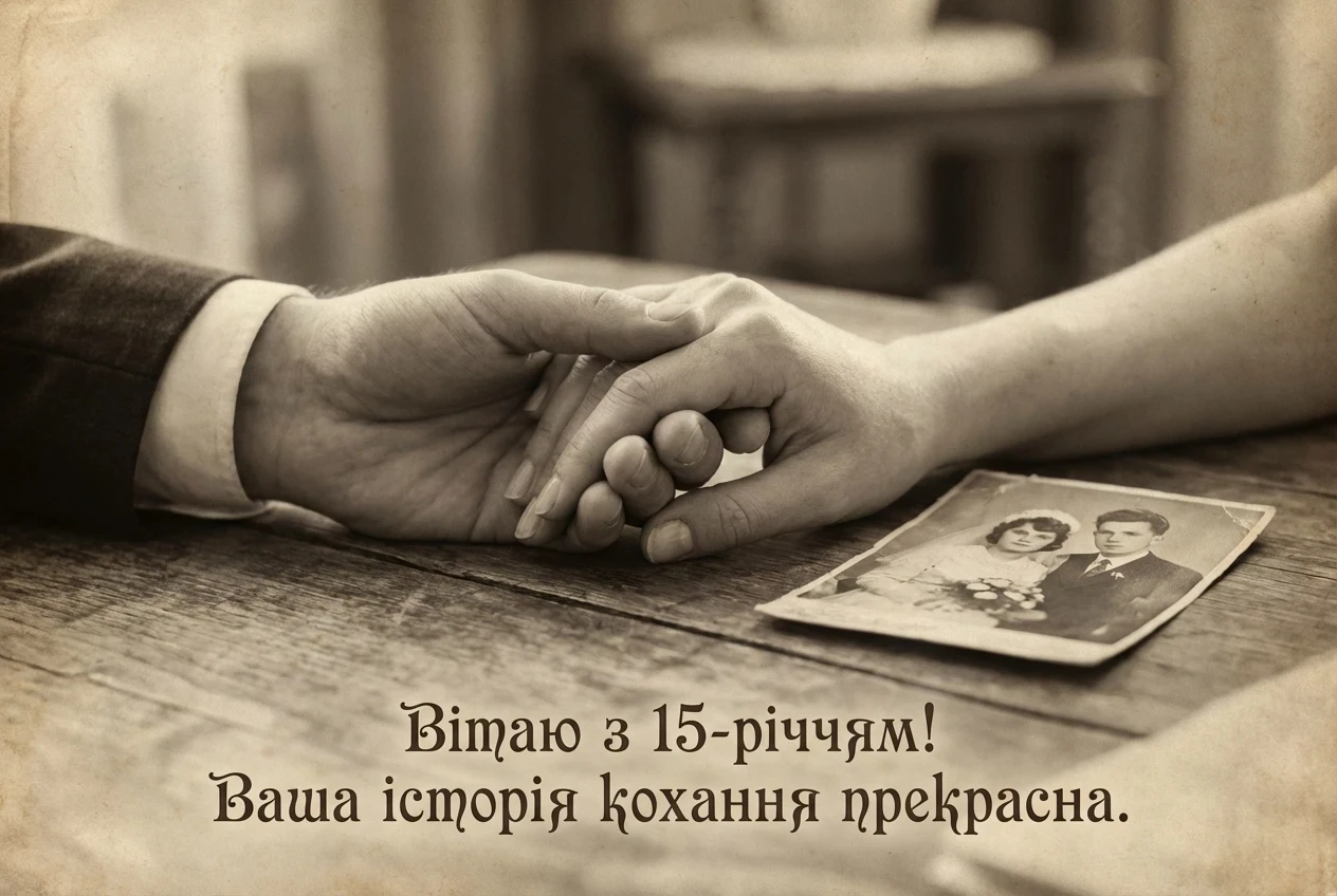 15 років весілля