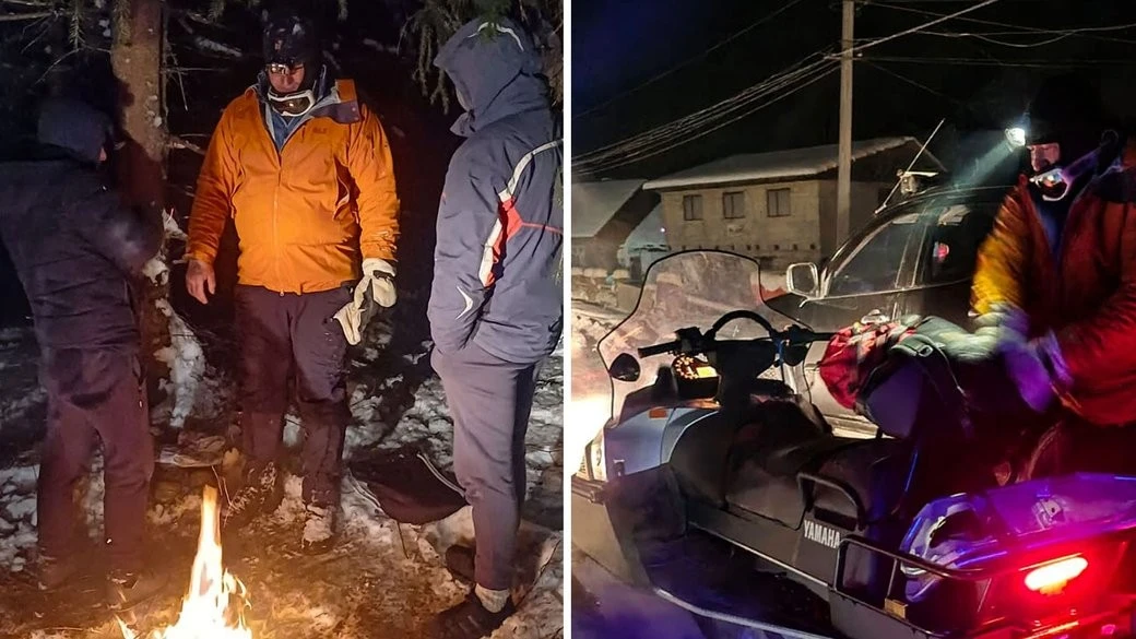 На Закарпатті врятували двох чоловіків, які замерзли у горах