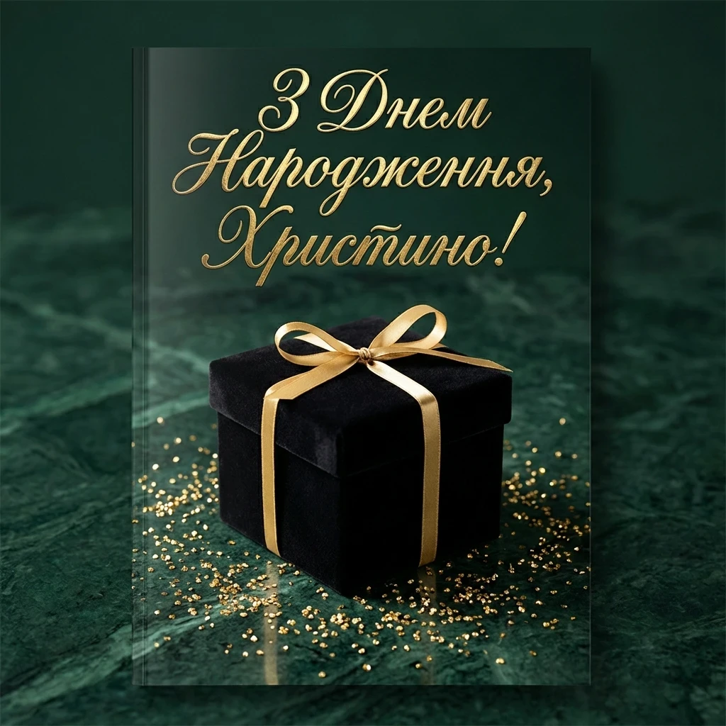 з днем народження Христина