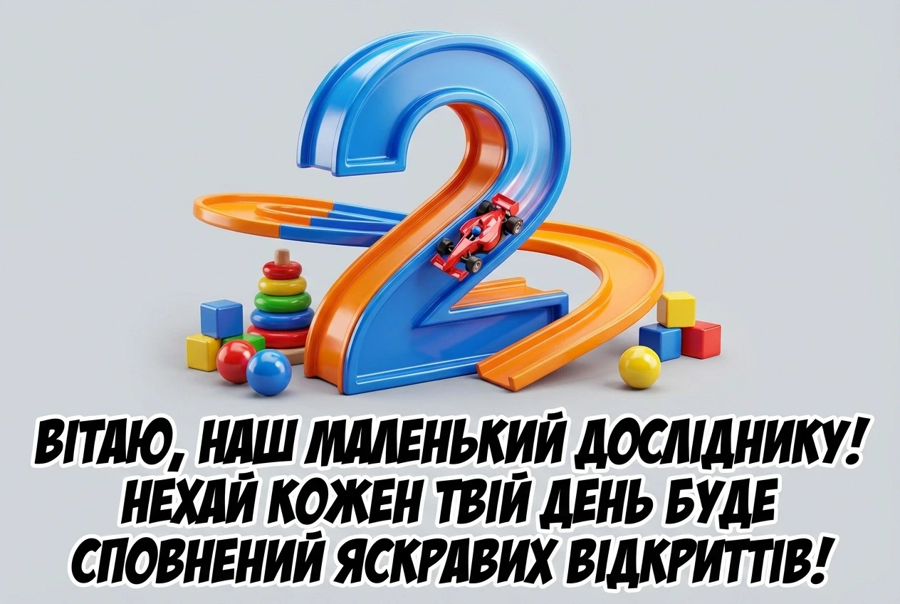 з днем народження сину 2 роки