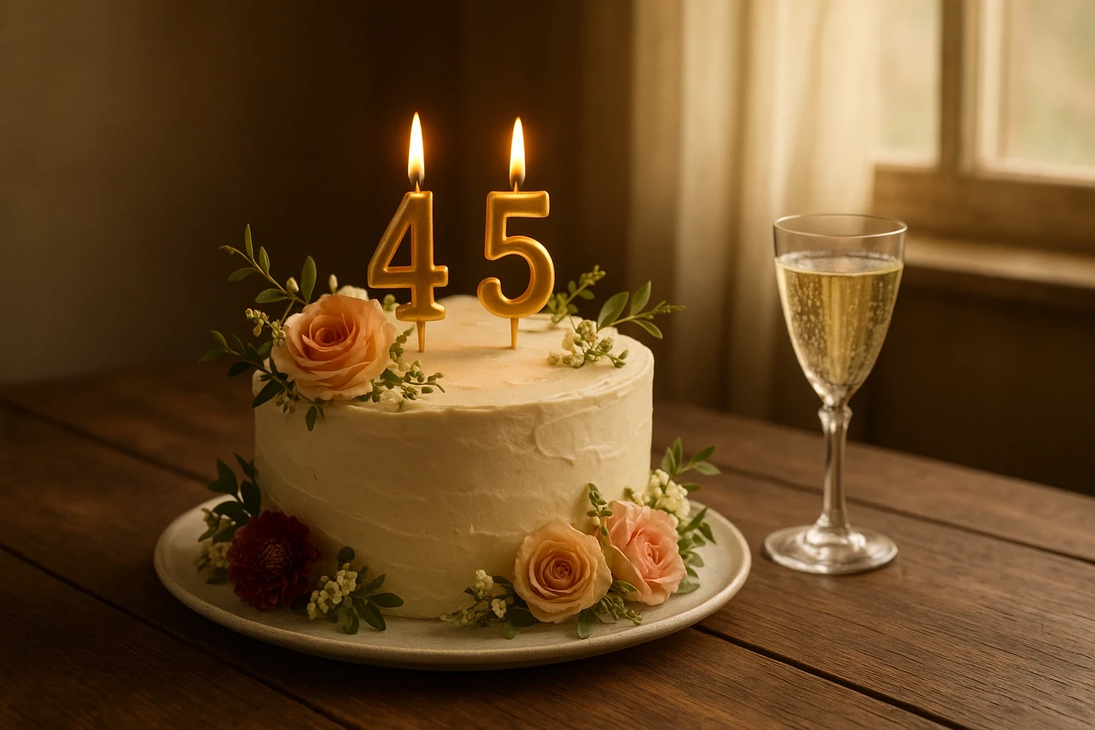 Привітання з ювілеєм на 45-річчя