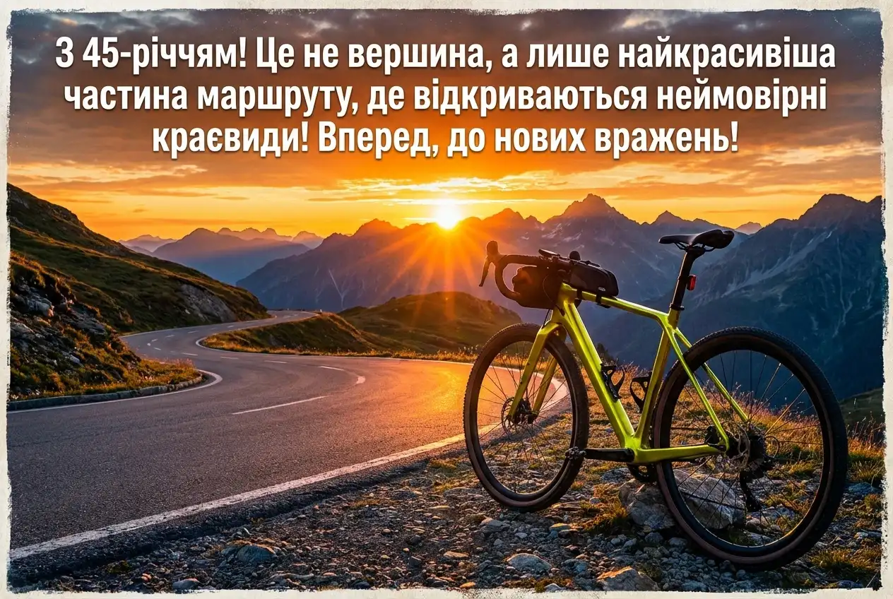 ювілеєм привітання з 45-річчям