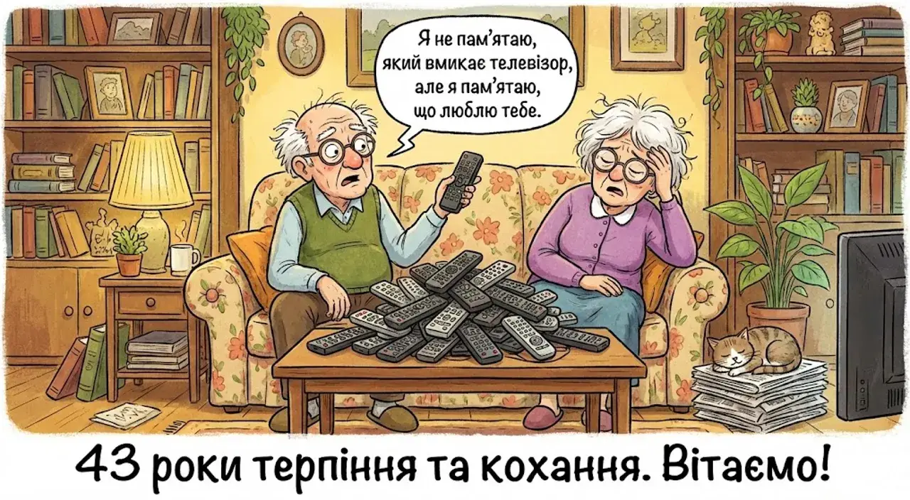 43 роки весілля привітання: добірка теплих побажань