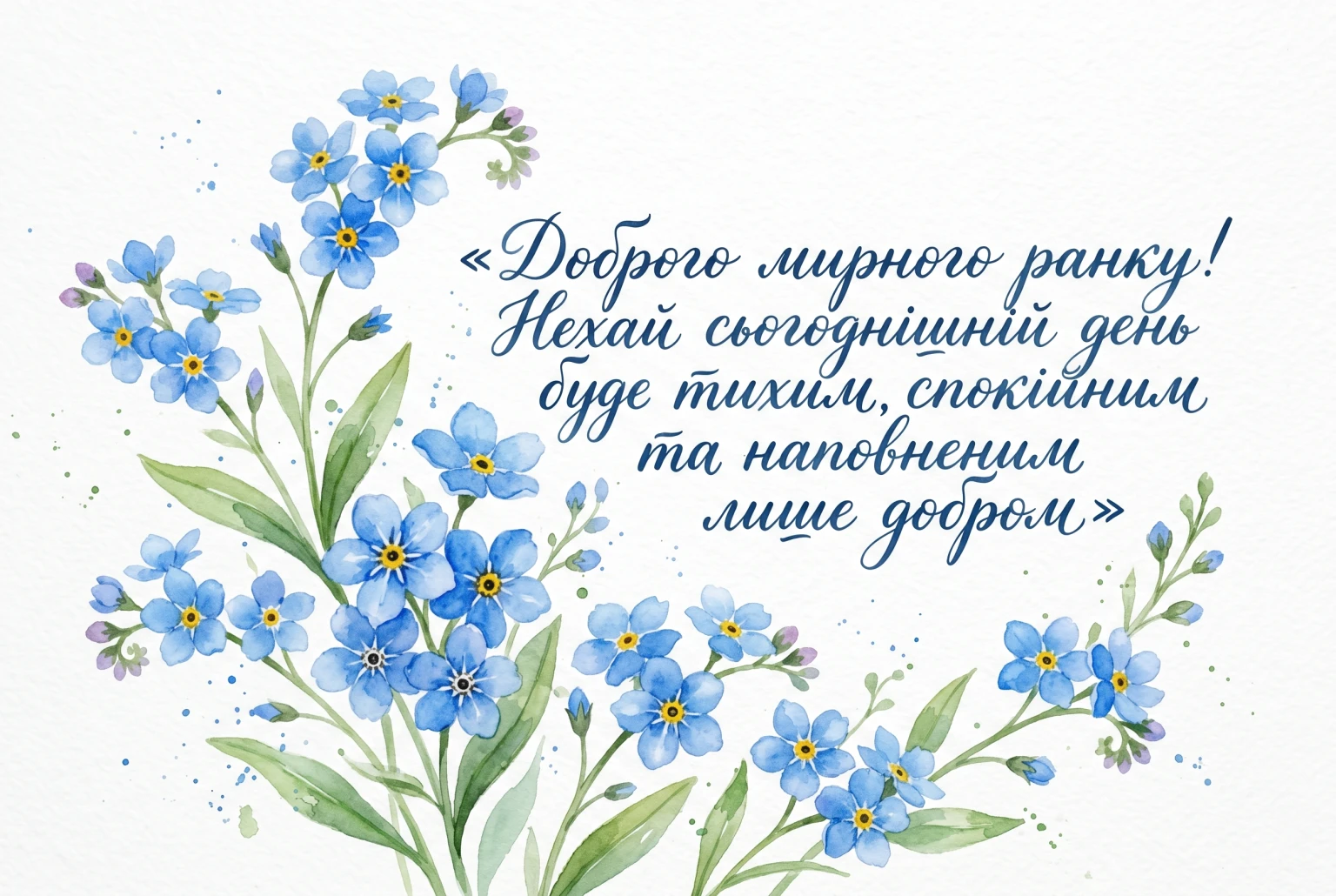 Доброго мирного ранку: душевні картинки та найкращі побажання для початку дня
