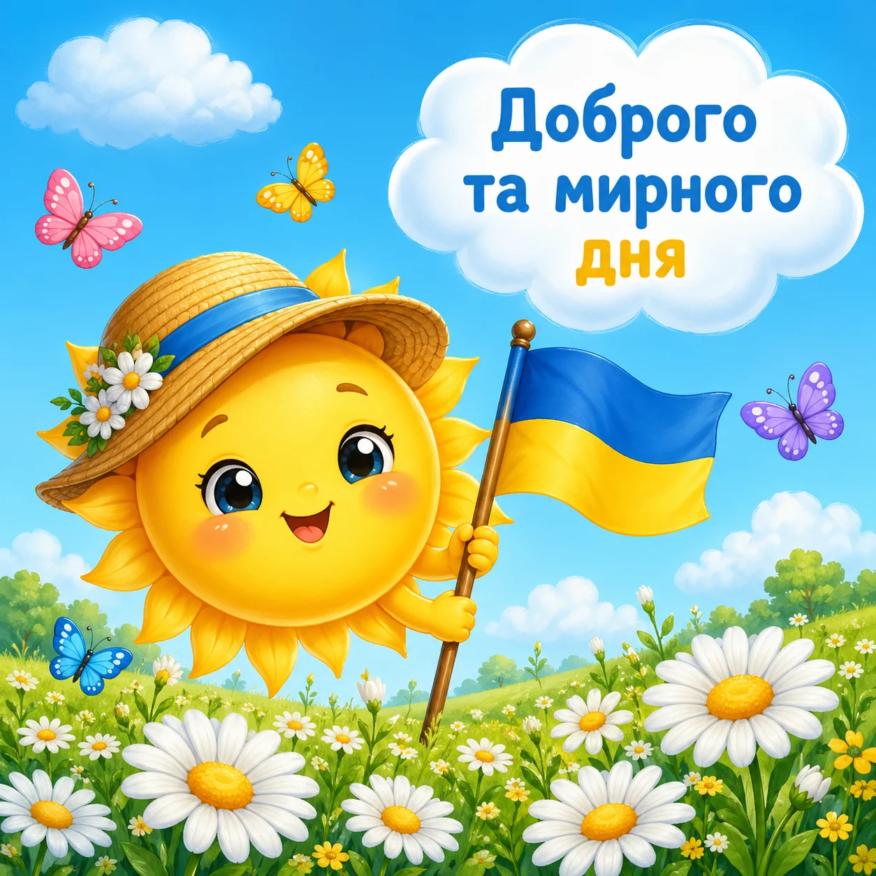 Доброго та мирного дня: найкращі побажання та душевні листівки для ваших близьких