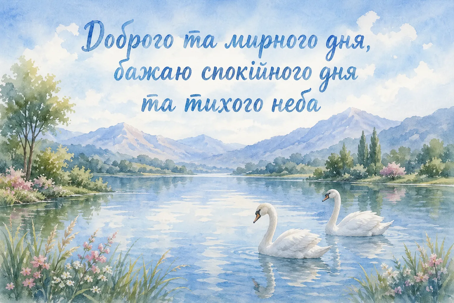 Доброго та мирного дня: найкращі побажання та душевні листівки для ваших близьких