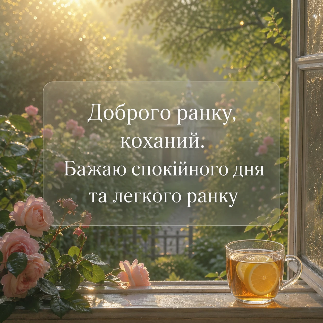 Доброго ранку, коханий: найтепліші листівки та щирі побажання для гарного початку дня