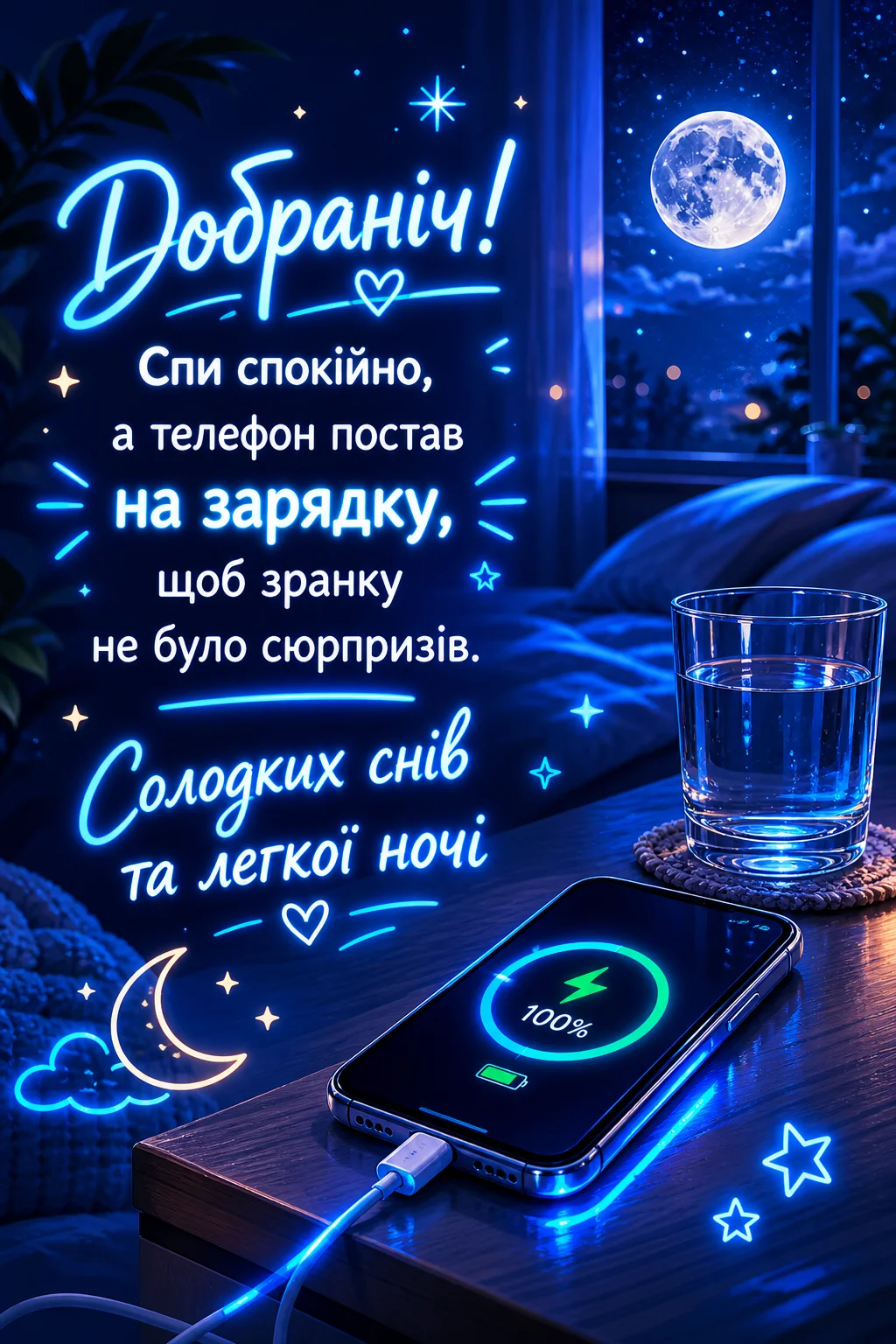 Картинки доброго вечора та добраніч: душевна добірка листівок для затишного настрою