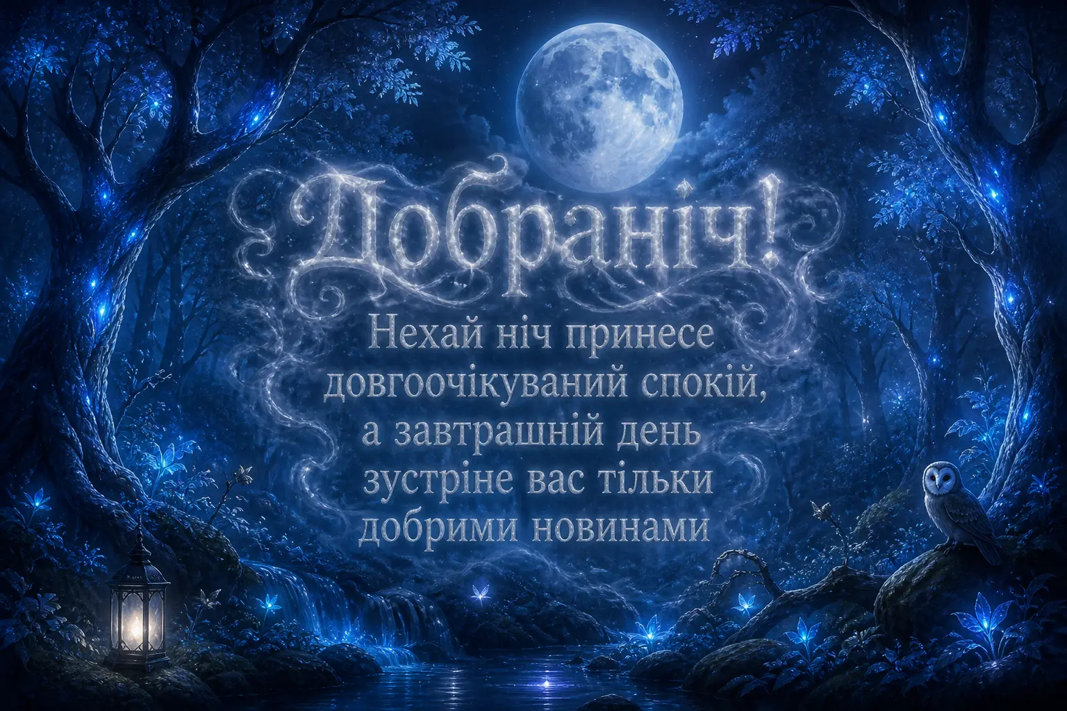 Картинки доброго вечора та добраніч: душевна добірка листівок для затишного настрою