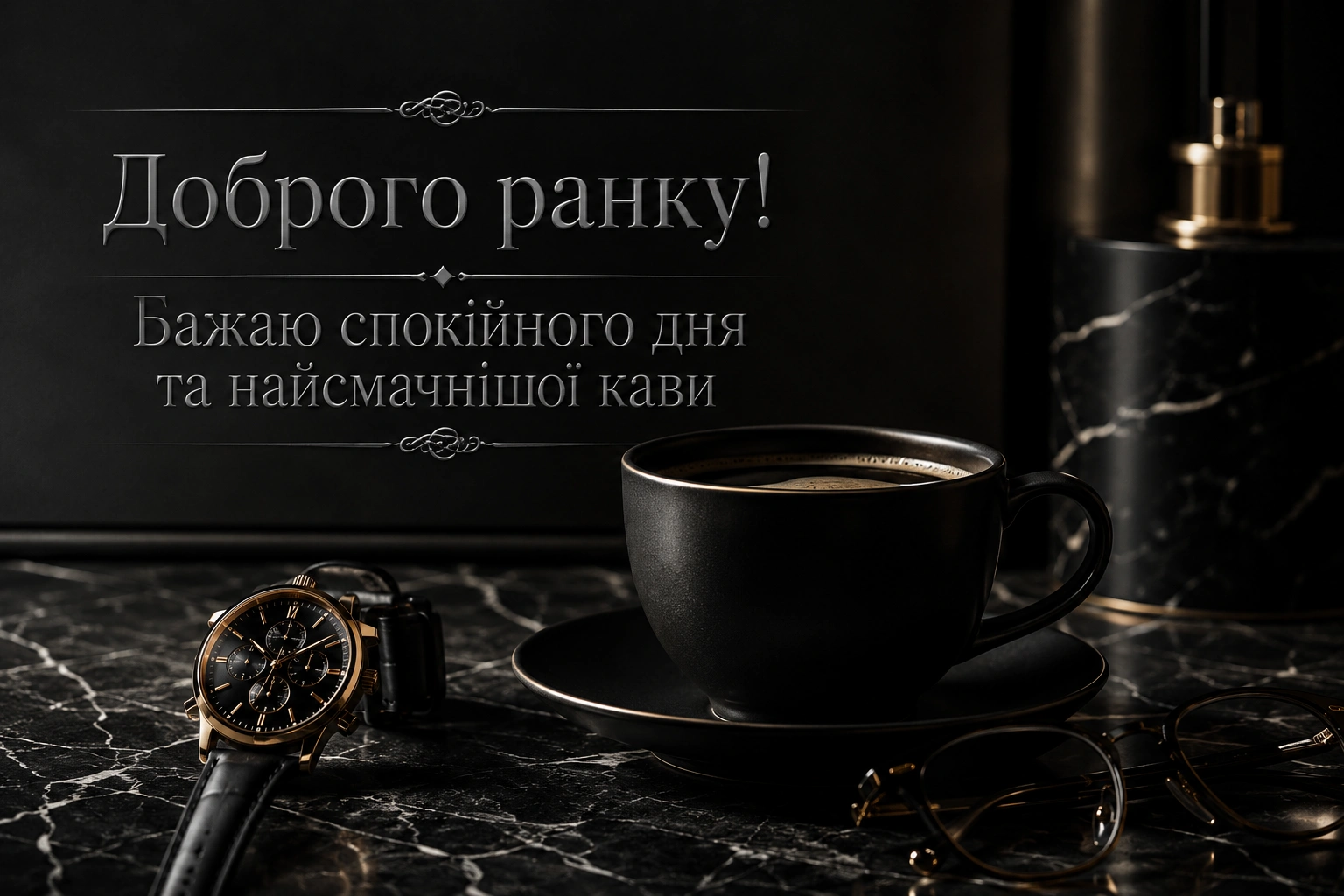 Красиві листівки з доброго ранку та кавою для натхненного початку дня