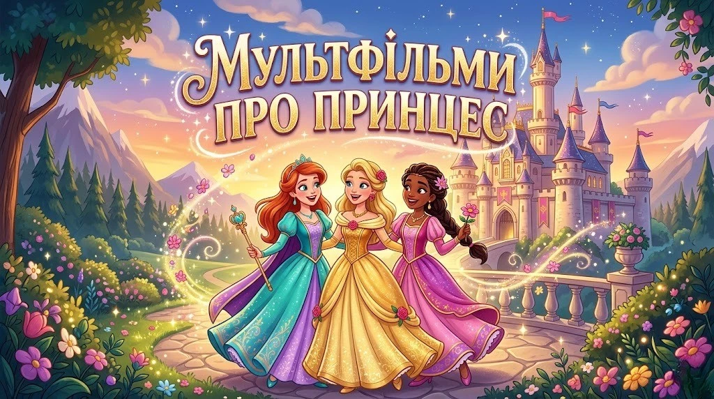 Мультфільми Дісней про принцес:Белль, Мулан і Рапунцель