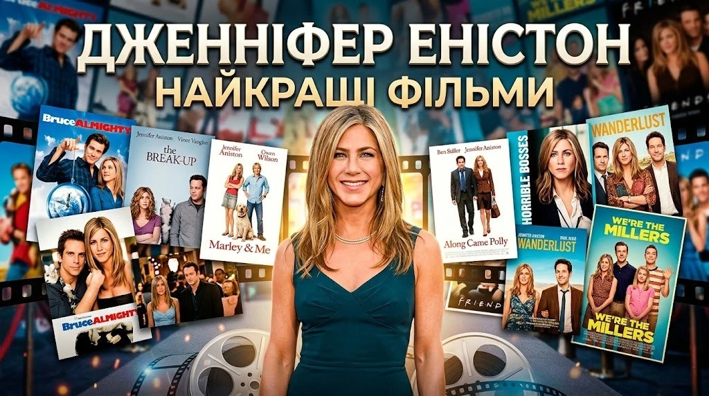 Повний список фільмів з Дженніфер Еністон