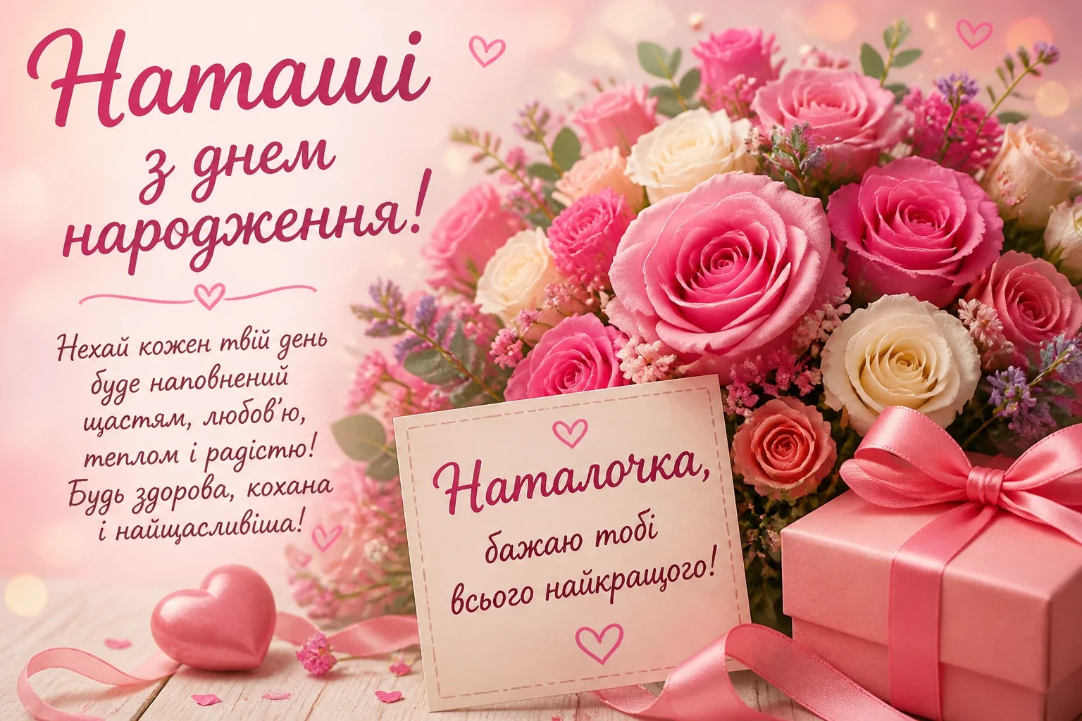 Картинки для Наташі з днем народження Наталочка