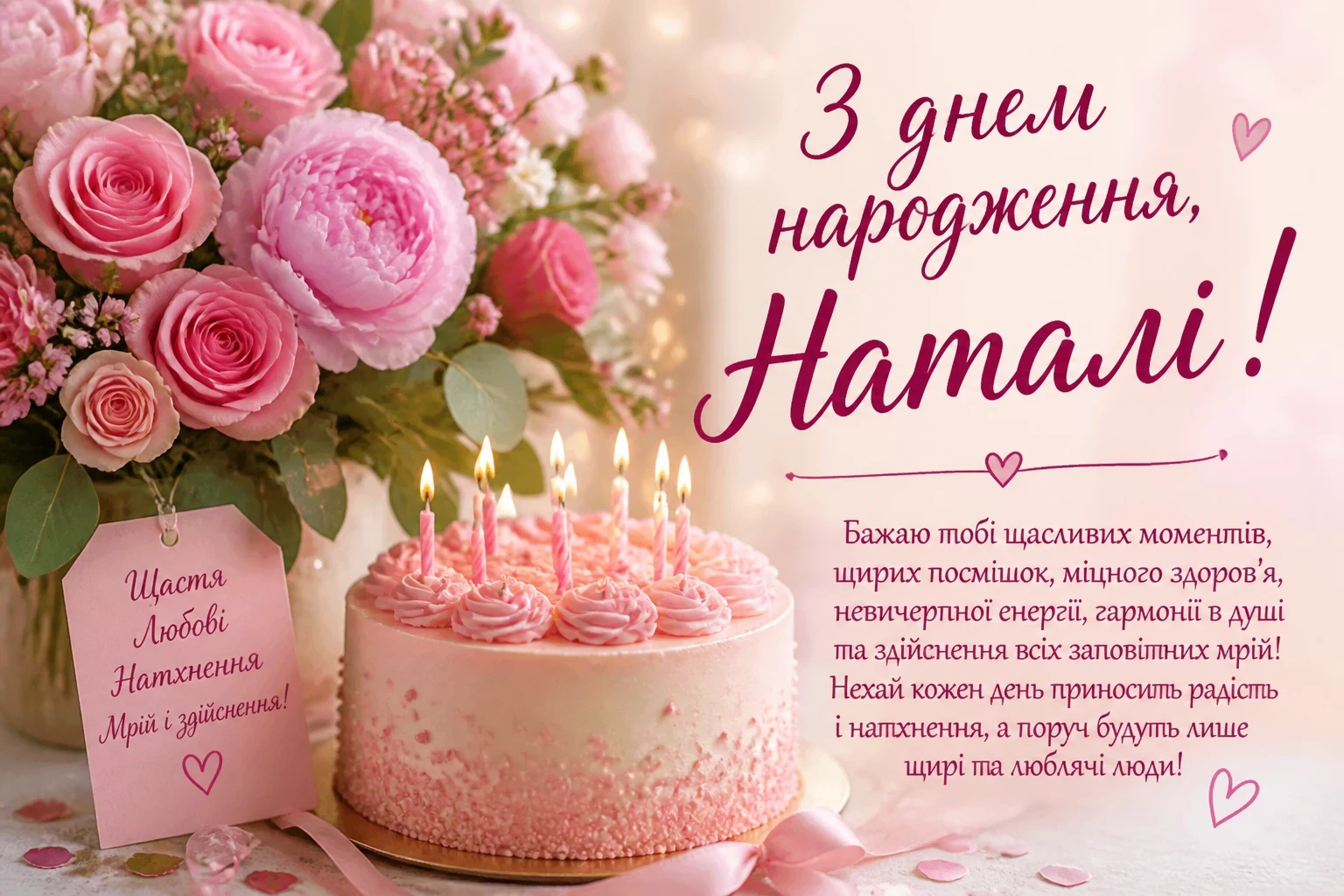З днем народження Наталі