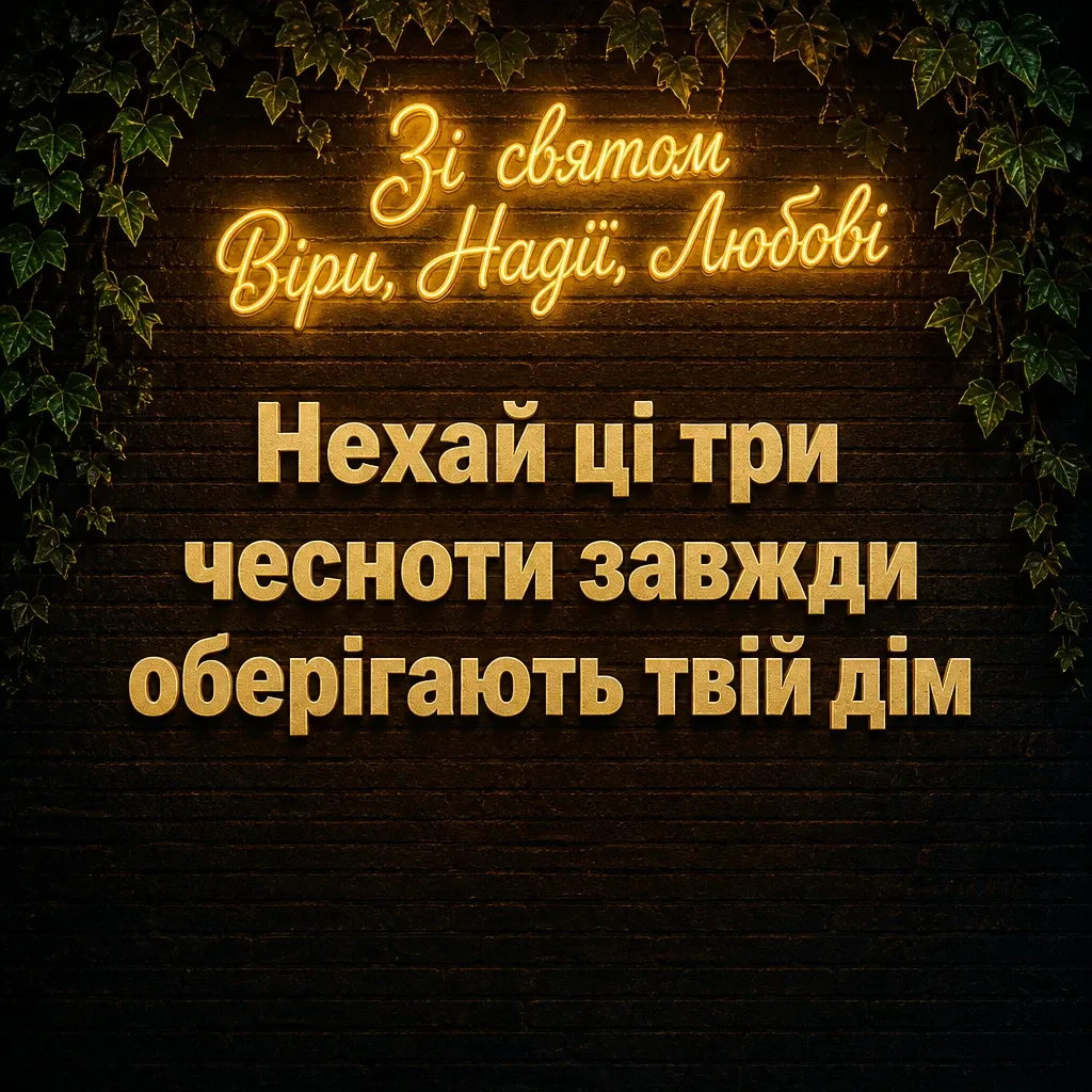 віра надія любов