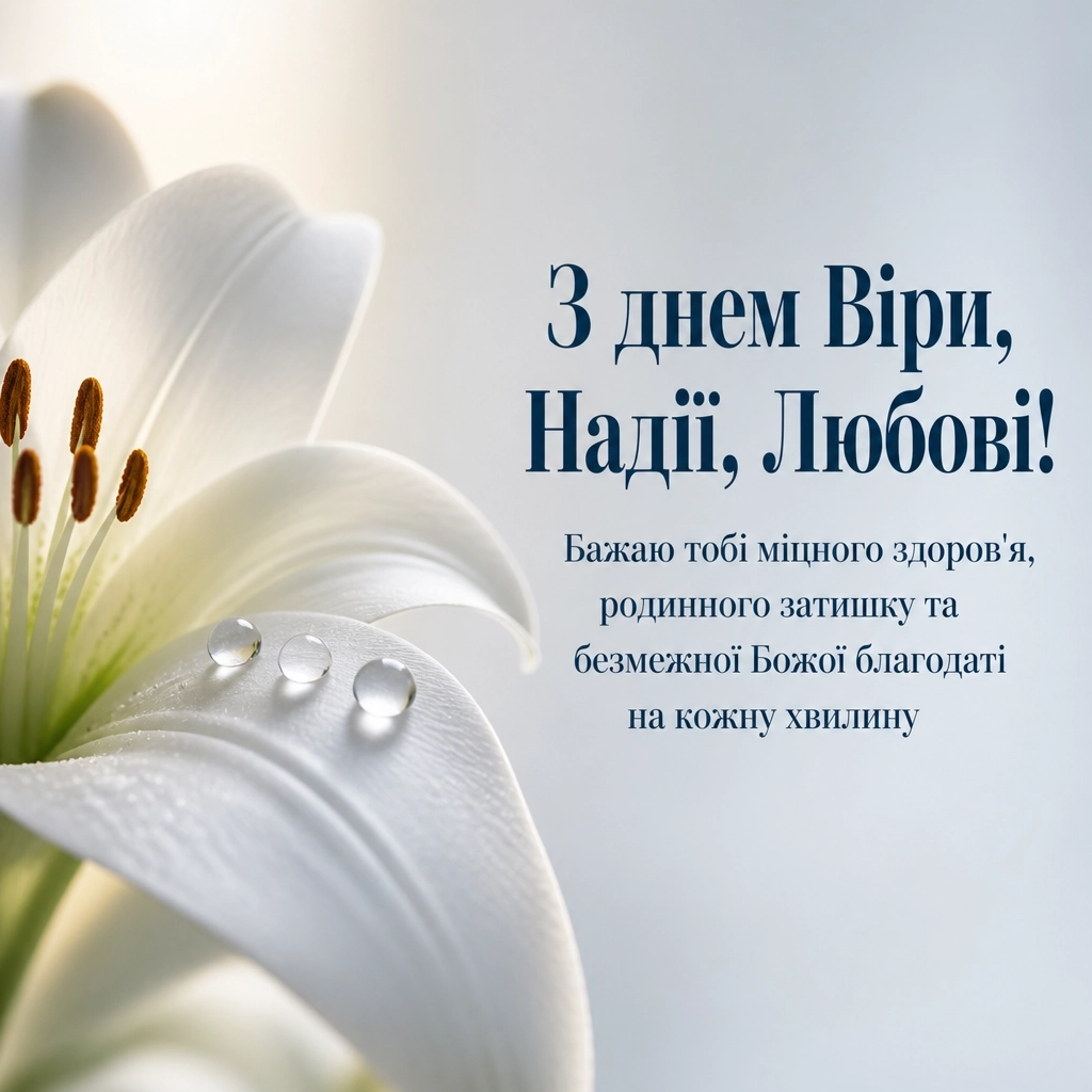 віра надія любов