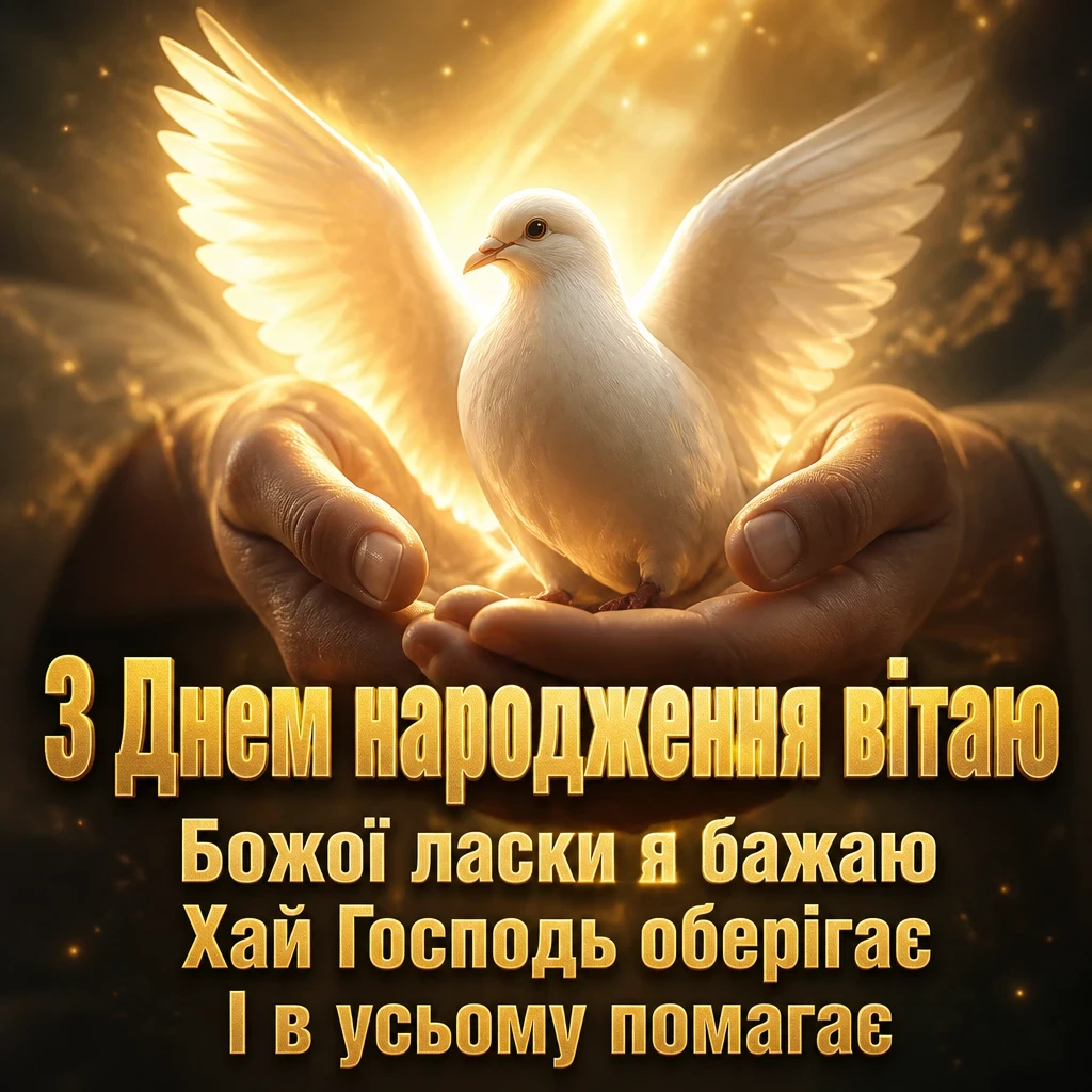 божі привітання з днем народження
