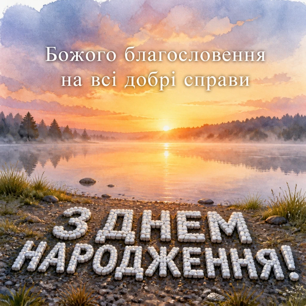 божі привітання з днем народження