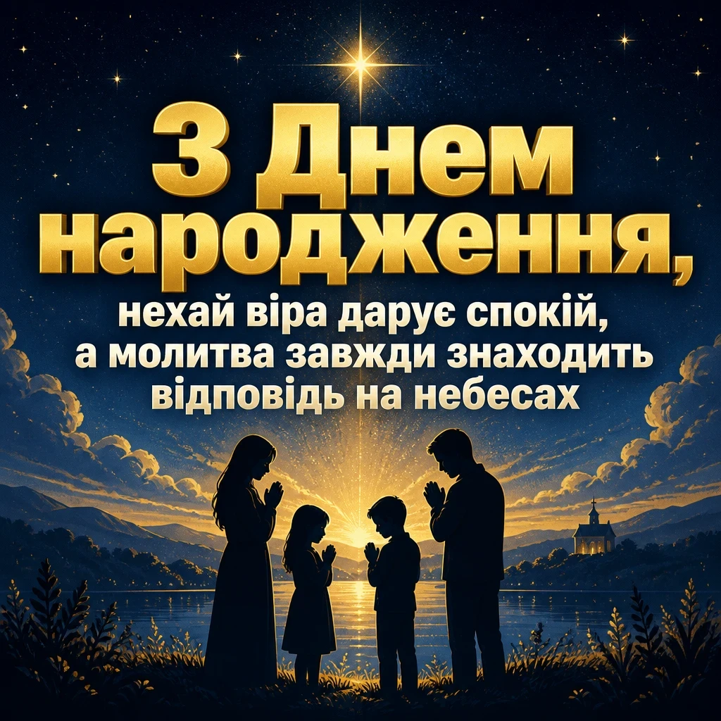 божі привітання з днем народження