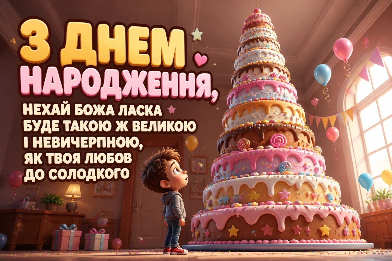 божі привітання з днем народження