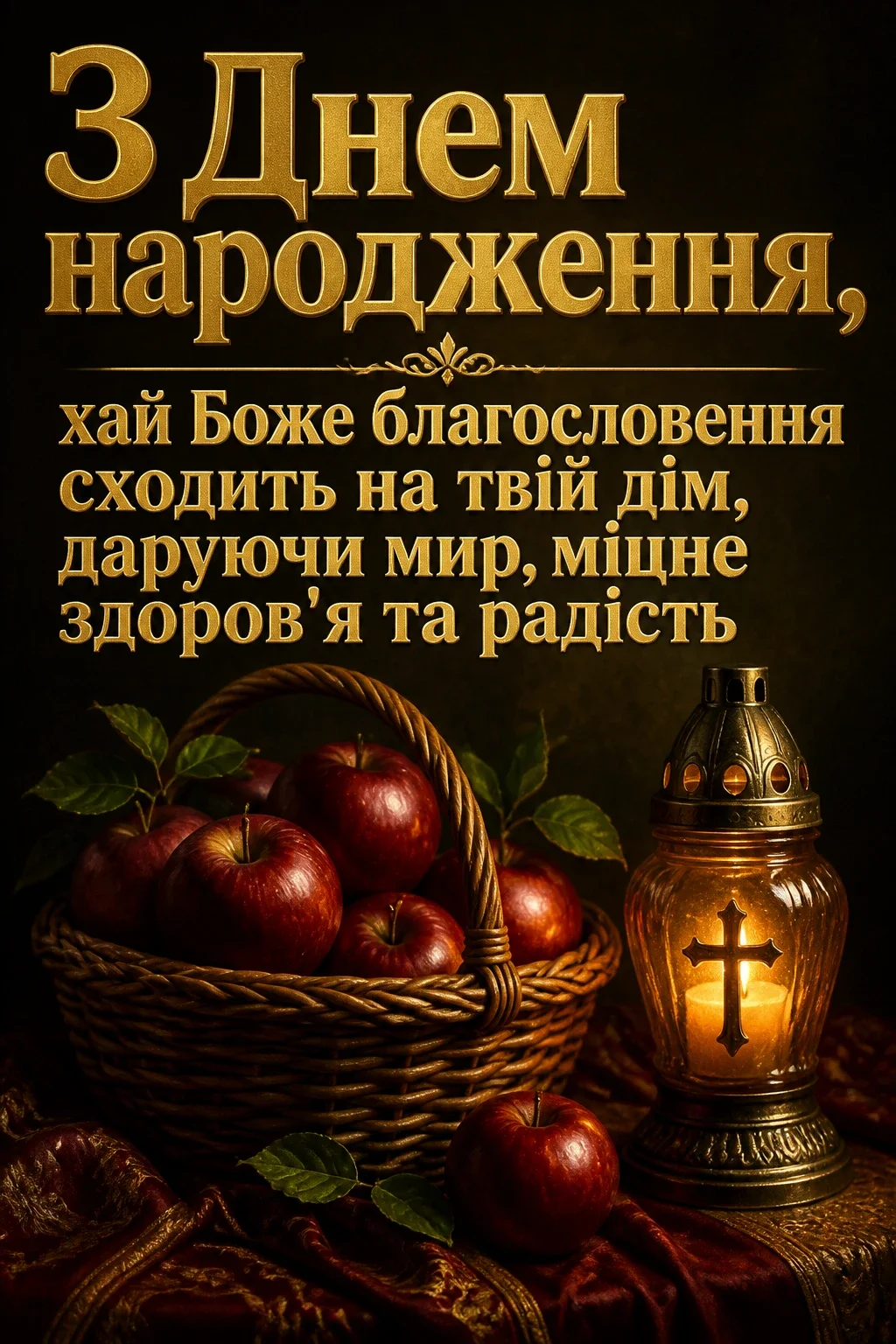 божі привітання з днем народження