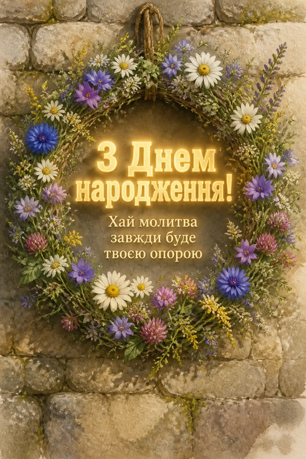 божі привітання з днем народження