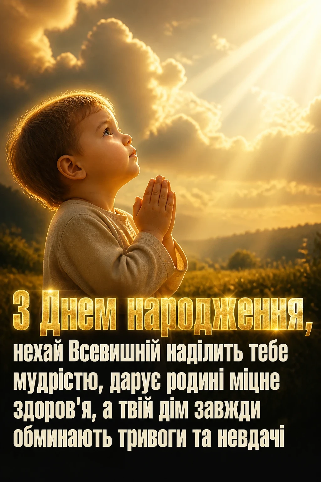 божі привітання з днем народження