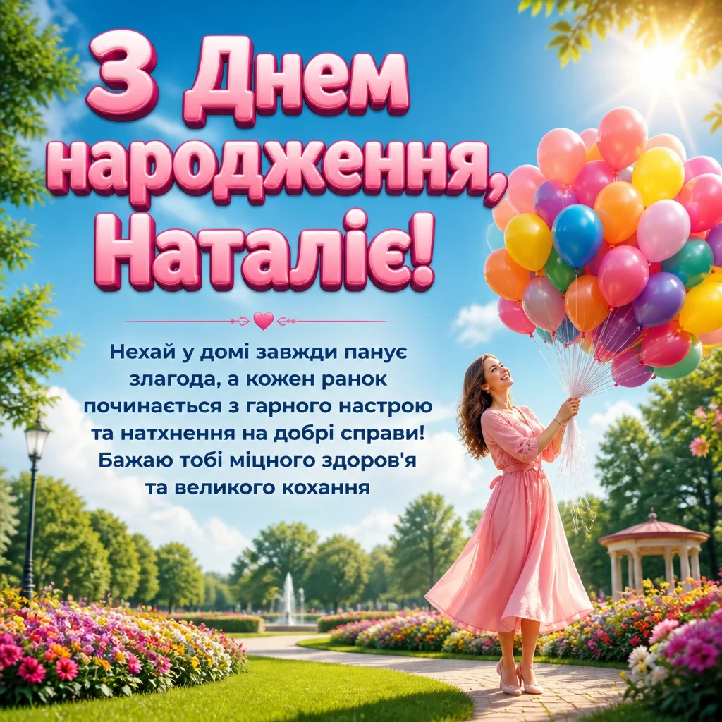 з днем народження наталія