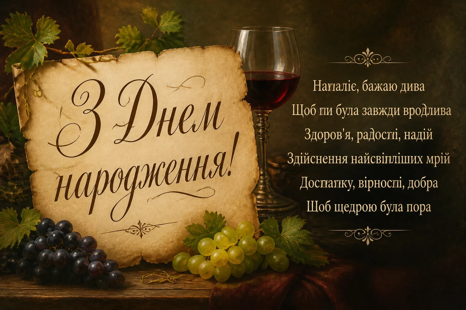 з днем народження наталія