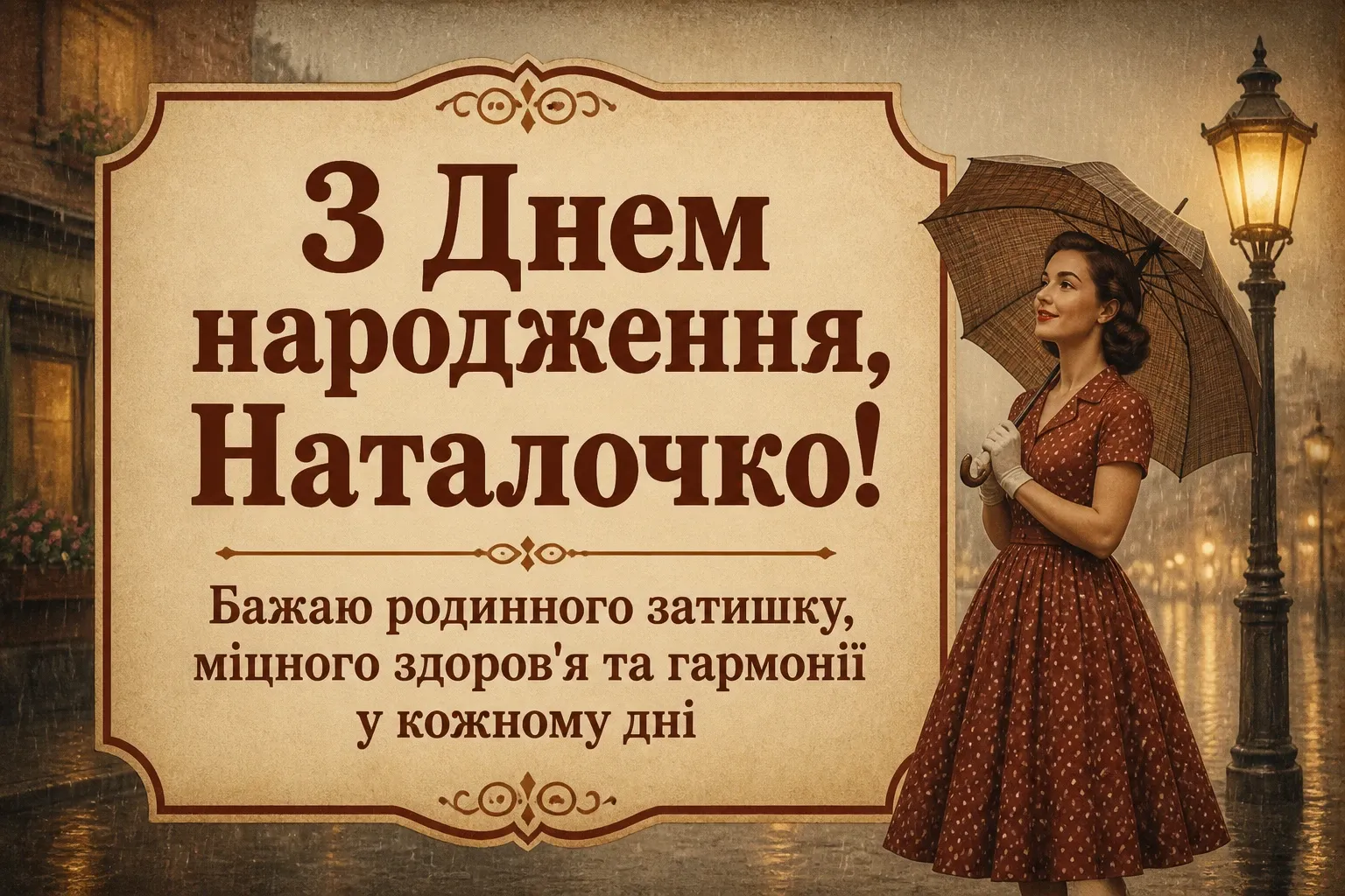 з днем народження наталія