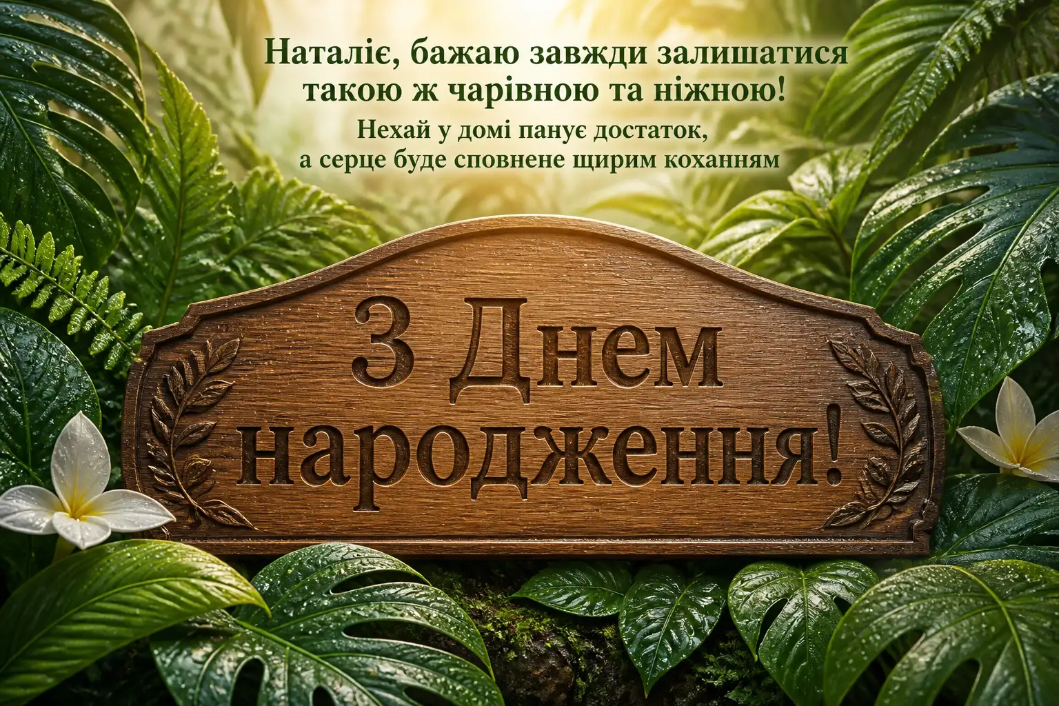 з днем народження наталія
