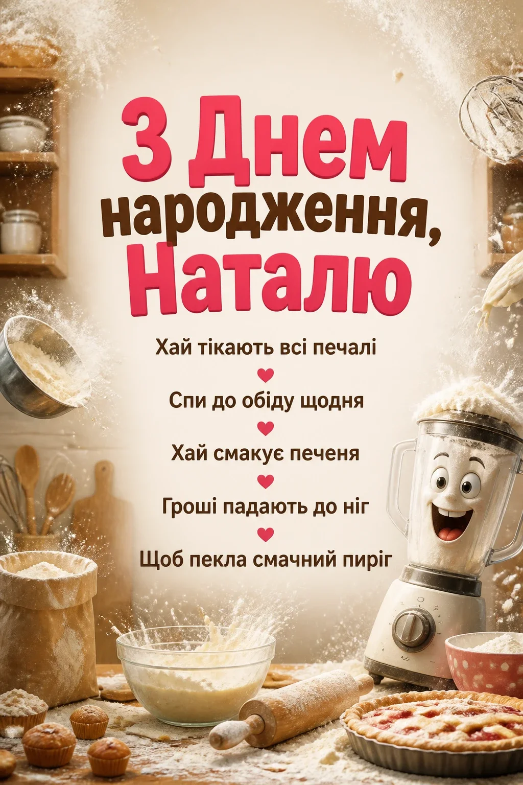 з днем народження наталія