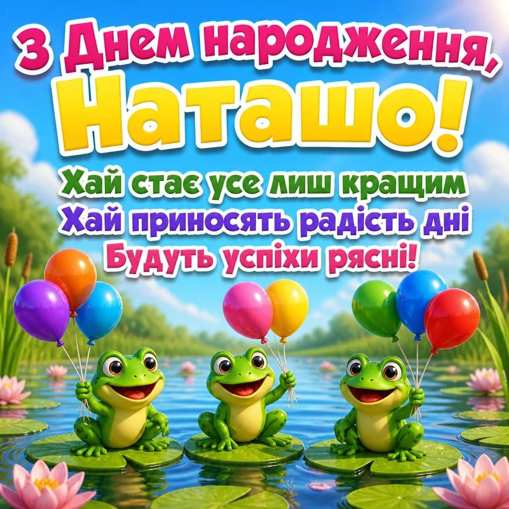 з днем народження наташа