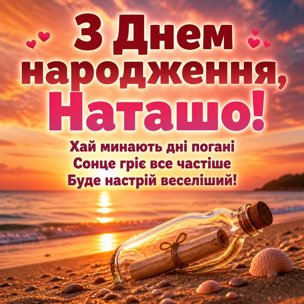 з днем народження наташа