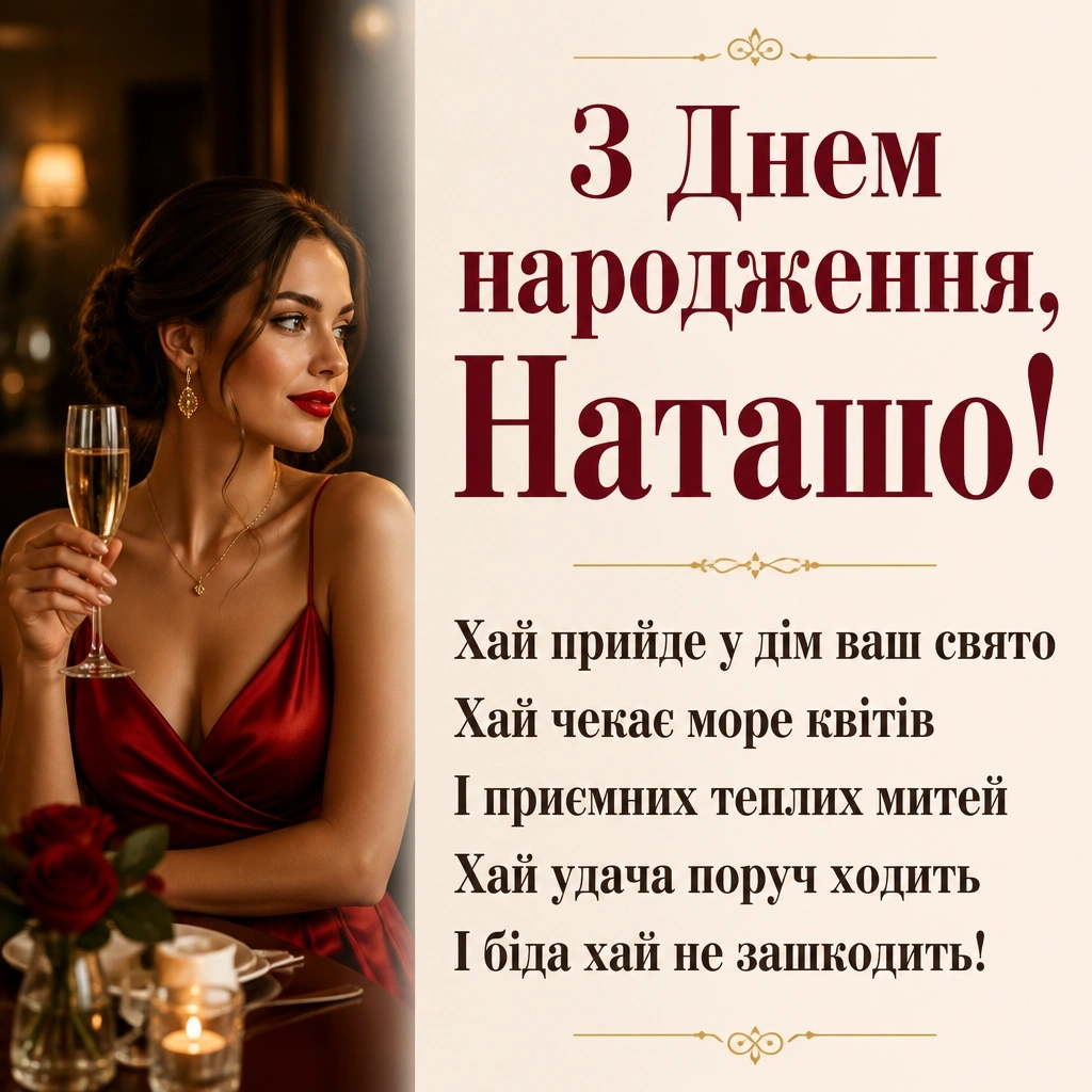 з днем народження наташа