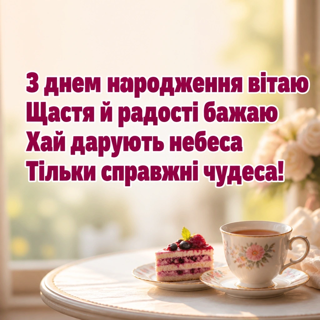 з днем народження людмила