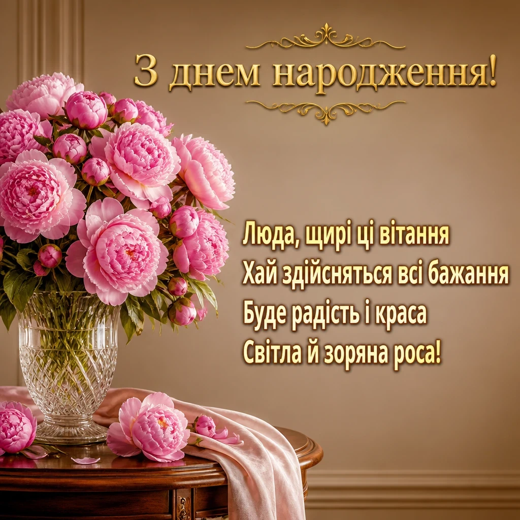 з днем народження людмила